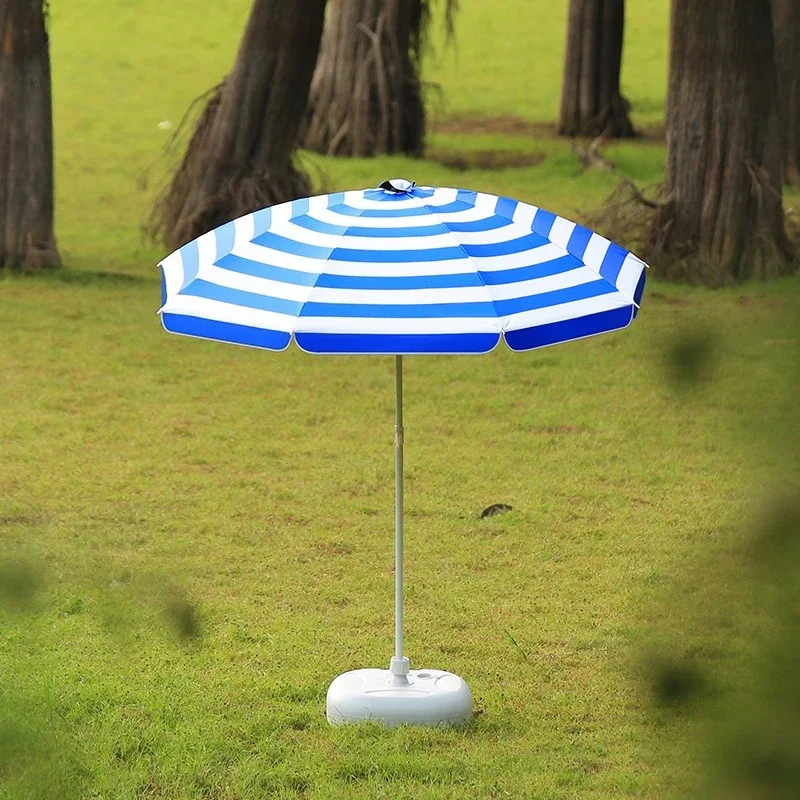 Classic Striped Outdoor Sun Umbrella Parasol Big Umbrella Homestay Stall Umbrella Advertising Beach Camping