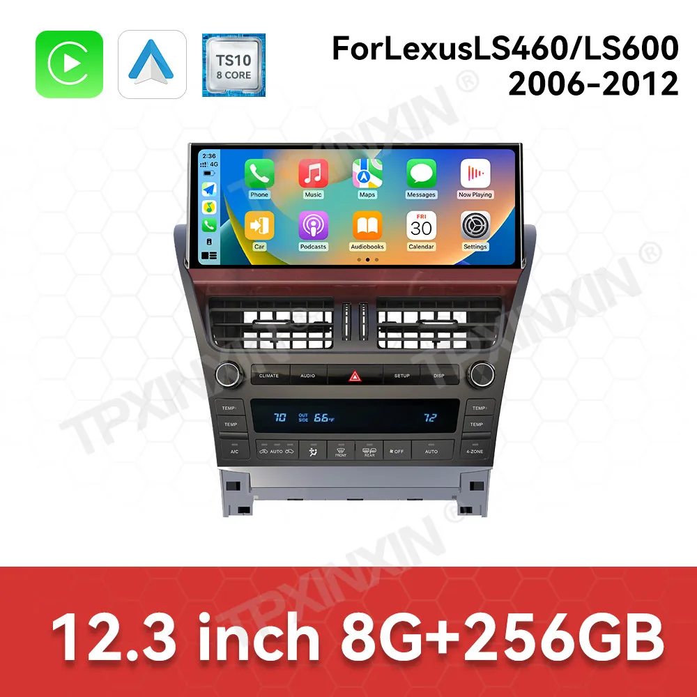 

Автомобильный радиоприемник с сенсорным экраном для Lexus LS460 LS600 2006-2012 Android GPS, автомобильный мультимедийный авторадио, стереоприемник, головное устройство