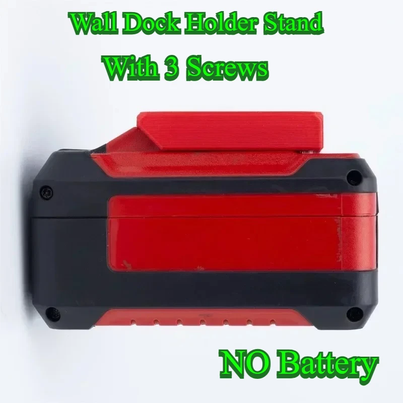 

3pcs For OZITO 18V Series Lithium Battery Wall Dock Holder Stand With Screws For Ozito PXC Accessories(Battery not included)
