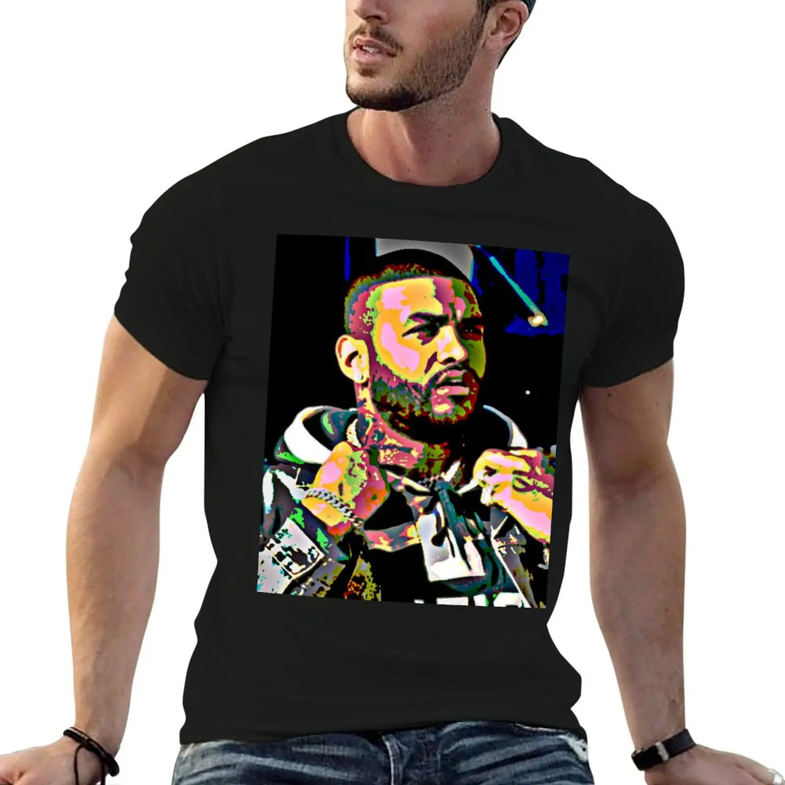 

Joyner Lucas pop art portrait T-Shirt graphic t shirts vintage t shirts quick drying t shirts for men graphic