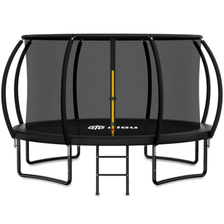 

10FT 12FT 14FT 15FT 16FT Recreational Trampolines with Enclosure Net and Ladder and Anti-Rust Coating ASTM Approved Trampoline