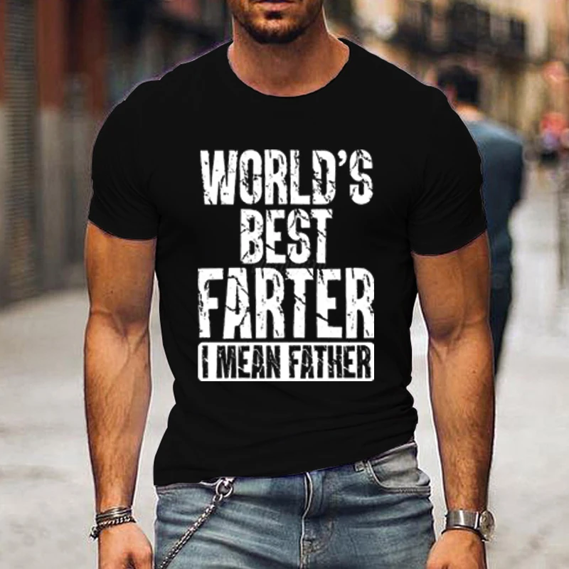 Men Clothing Fathers Day Birthday Gifts From Daughter Vintage T Shirts Dad Funny T Shirts for Men Summer Short Sleeve T-shirt
