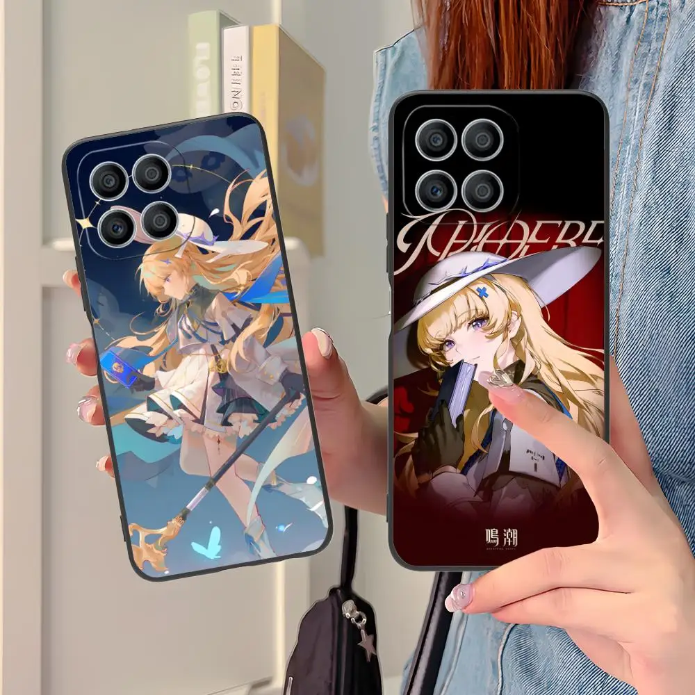 

Чехол для телефона Wuthering Waves Phoebe для Honor 90 80 70 60 50 30 20 10 9 8 7 Pro S SE Lite 5G с цветным принтом, роскошный красивый чехол