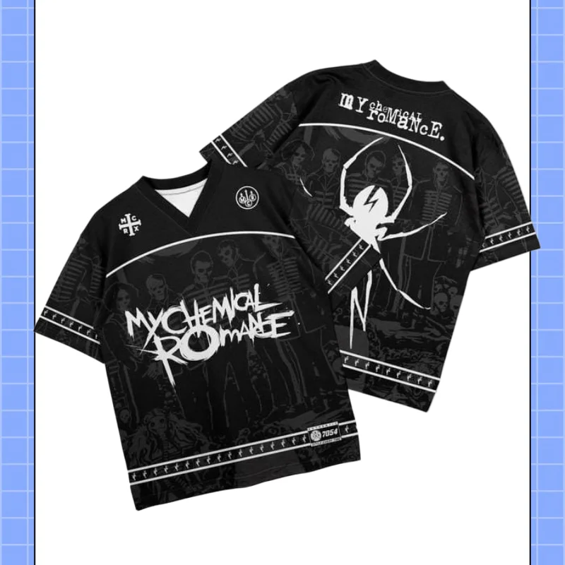 2026 MCR My Chemical Romance Album Tour Fan T-shirt Summer Rock Style Breathable Quick Drying T-shirt Family Match