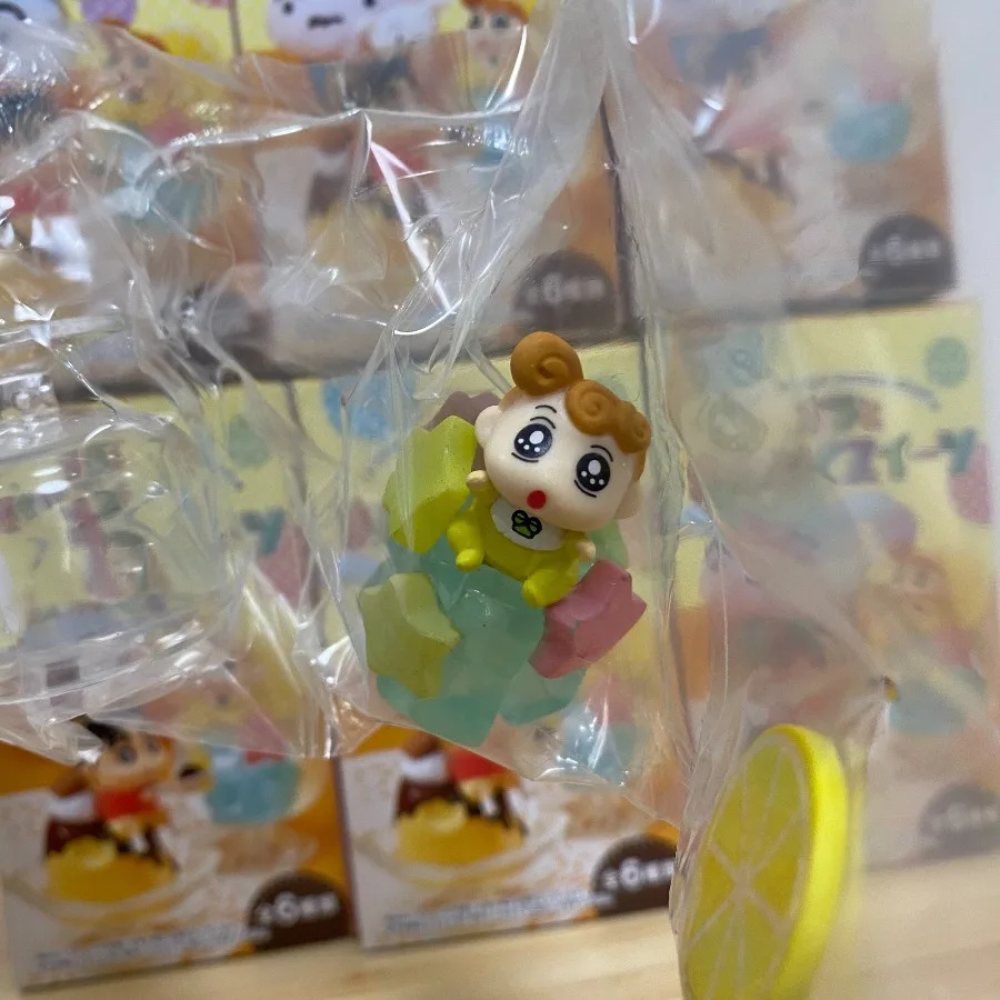 حقيقية ريمينت تلوين شين تشان الحلوى سلسلة شاي بعد الظهر Himawari Nohara Shiro Nene Sakurada Masao Sato صندوق أعمى ألعاب أطفال