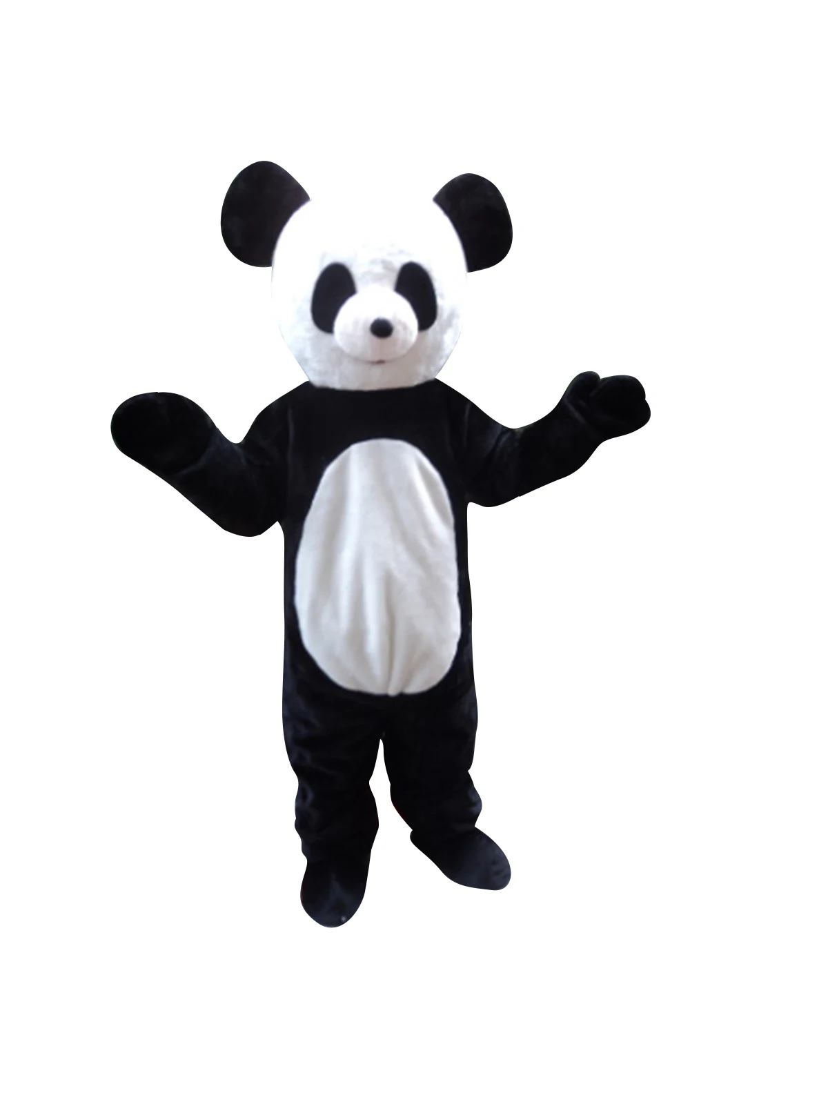 Disfraz de Mascota de Panda para Halloween, vestido de fantasía, traje de Cosplay