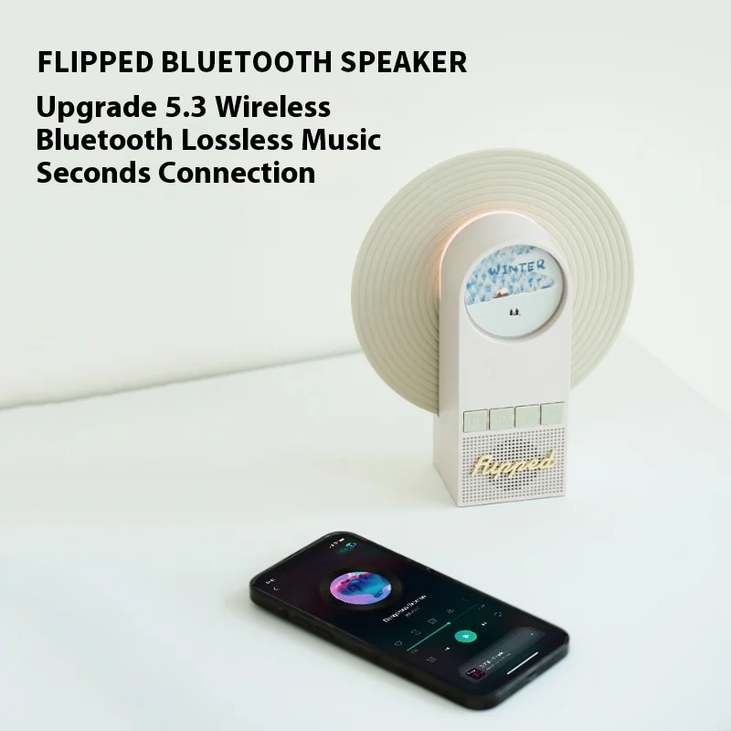 

Anime peripherals Flipped Bluetooth Speaker Birthday Gift for Girlfriend Practical High End Feeling Girl Sending Graduation