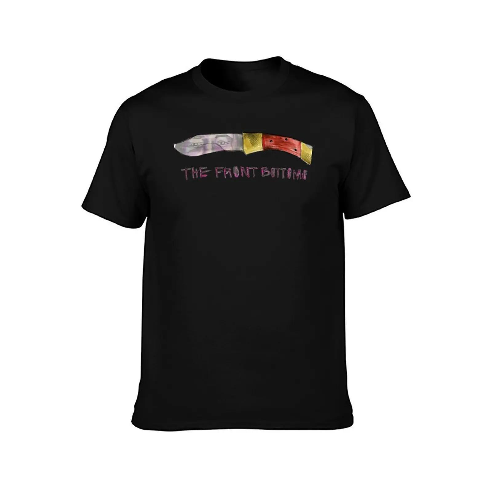 Front Bottoms Talon of the Hawk T-Shirt, Summer Casual Cotton Tee, Oversized Streetwear Tops, Vintage Graphic Print, 100% Cotton
