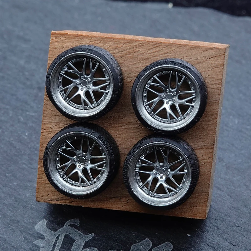 PuffStudio_1/64 wheel WORK-CVX_8.8mm plug-in hub suitable for 1:64 car model modification accessories