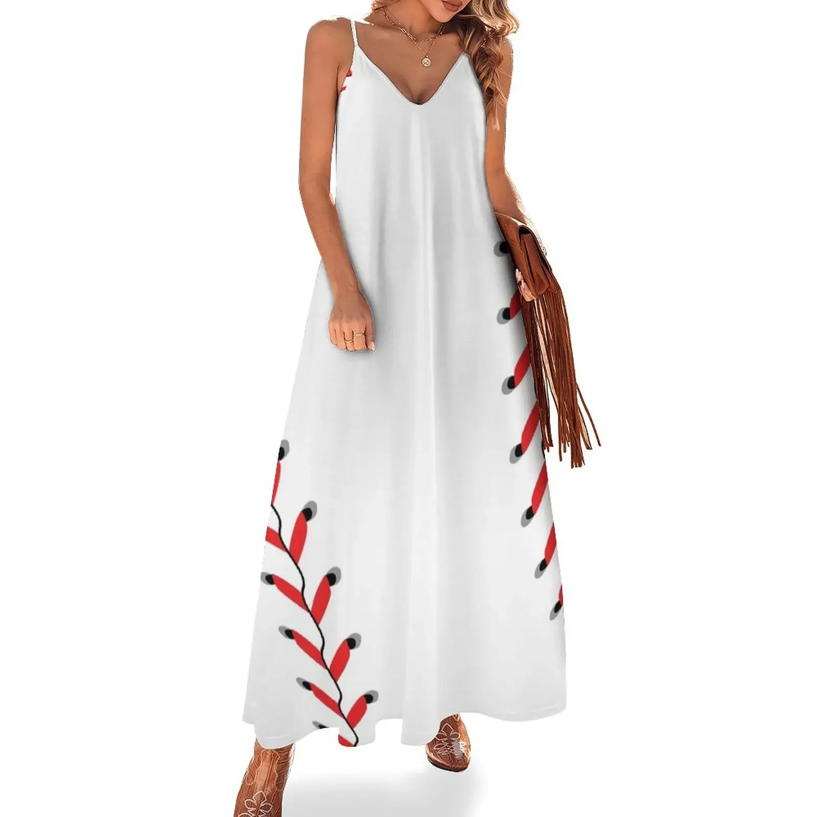 

Baseball game lace Sleeveless Dress women long dresses ladies dresses for women 2025 ladies dresses for special occasions