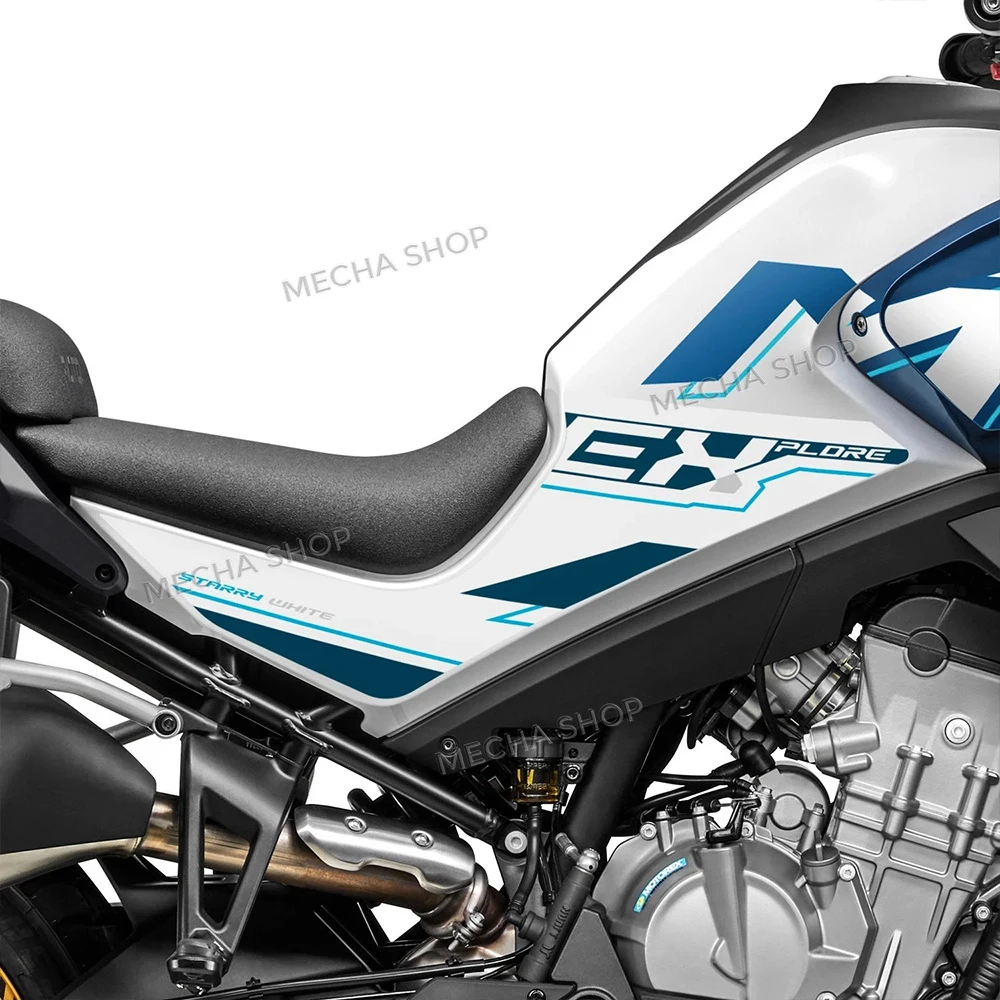 For CFMoto 800MT Explore 2025 Gem Black 2023 800 MT 2025 Side Tank Stickers
