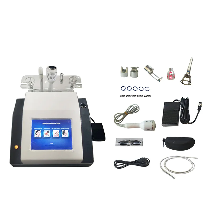 

980nm Diode 4 in 1 For Fungal Removal Skin Rejuvenaion Vascular Veins Removal Physical Skin Care Machine