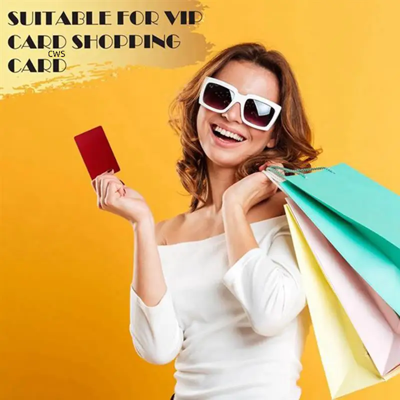 Business Cards, 50 Pc. Engraving Blank Set, 10-Color DIY Cards. Multipurpose Metal Blanks For Home Office Customization