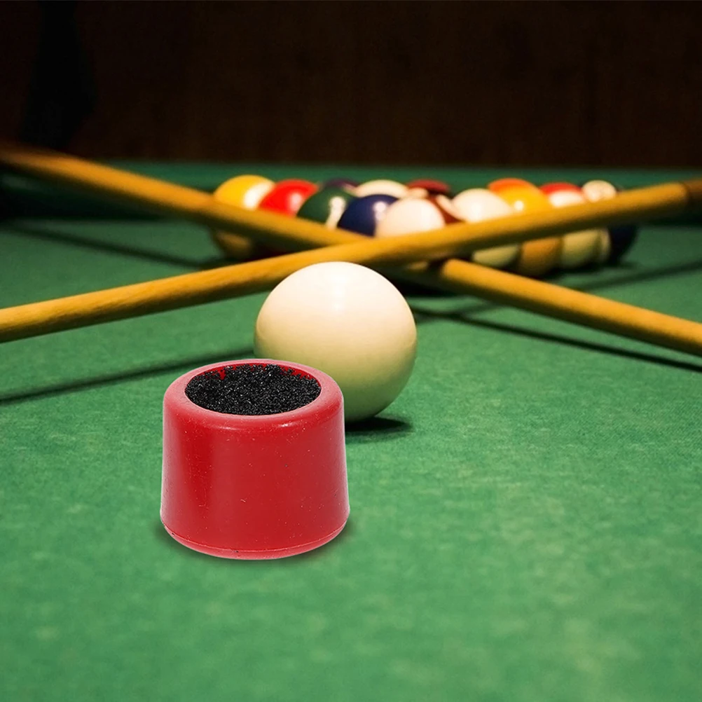 

4Pcs Cue Pool Cue Tip Trimmer Shaper Pool Snooker Grinder Durable Material Repair Tool Tips Trimmer Accessories Round
