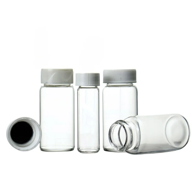 Glass scintillation counting bottle