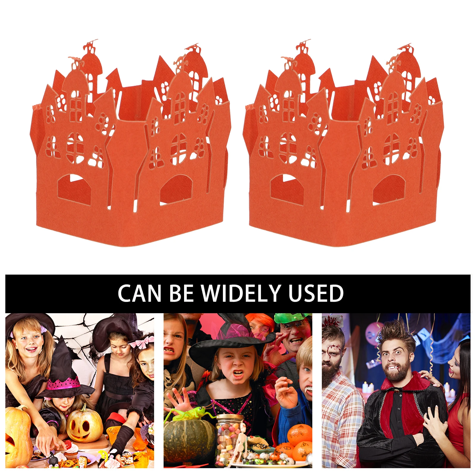20 supporti di carta per ombra surround profumata, decorazioni di Halloween sfuse