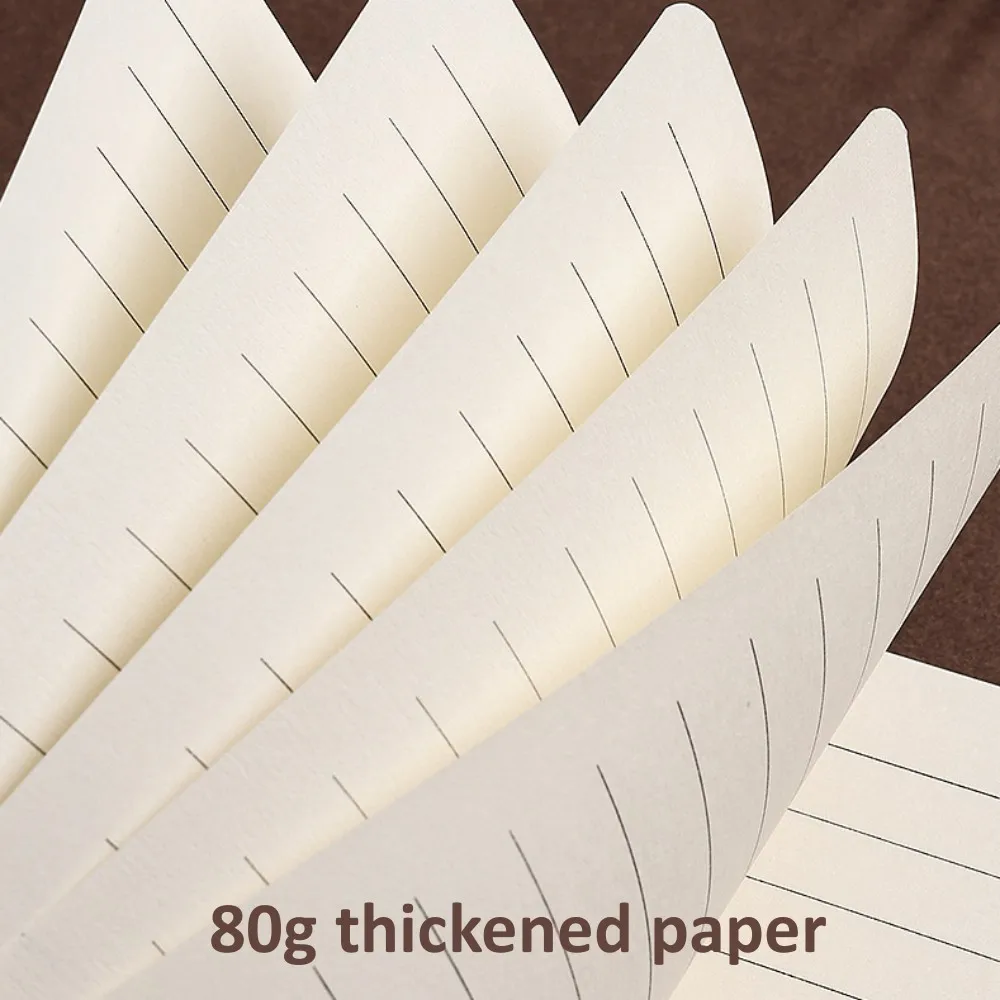 A6/7 Vintage Hot Gold Printed Notebook Cute Compact Portable Pocket Hard Cover Pu Leather Note Book School Supplies Office Diary