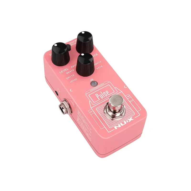 NUX NSS-4 PULSE Pedal Electric Guitar Effects  Mini IR Loader 3 Default IR Types Stereo Support Low Power Consumption