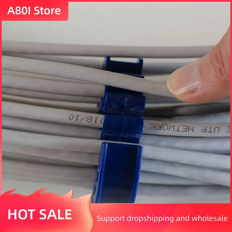 

A80I Cable Organizing Tool Network Cable Bundle Kit With Hook And Loop Fastener, Wire Comb For Data Center, Server Rooms