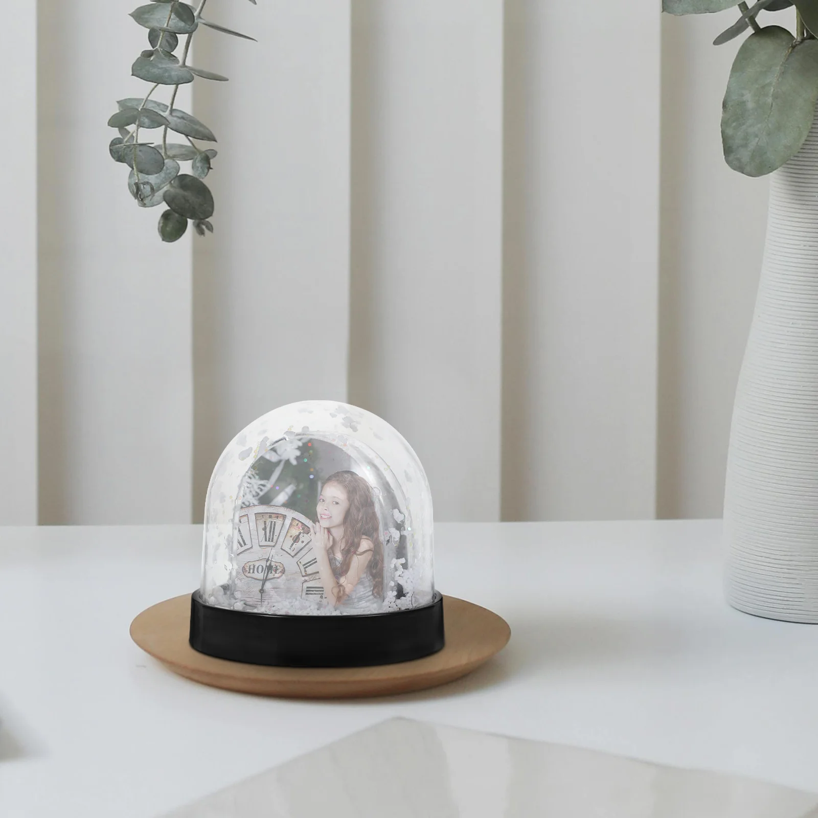

Creative DIY Sublimation Photo Snow Globe Blank Picture Insert Special Occasions Gifts Decorations Photo Snow Globe