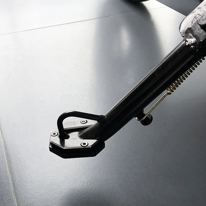 

Motorcycle Bike Scooter Kickstand Extender Foot Side Stand Extension Foot Pad Support Plate Aluminum Alloy Motorbike Accessories