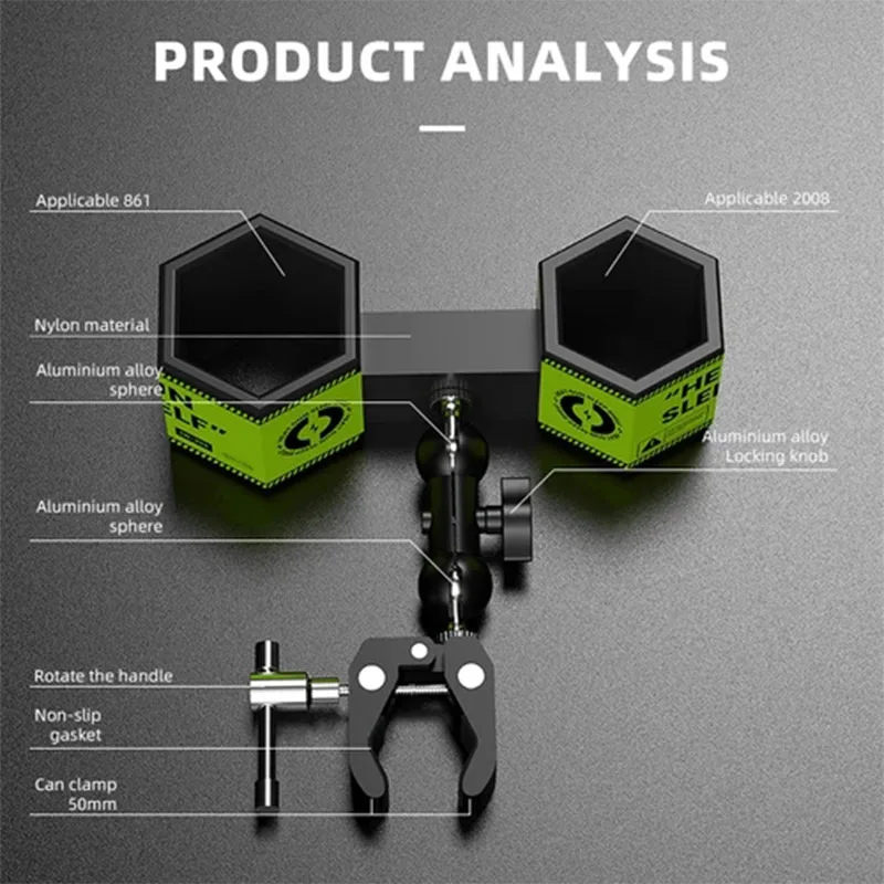 LUOWEI LW-304 Heating Tool Rack Adjustment Angles for Sleep Function Built-in Magnet Welder Hibernation Bracket