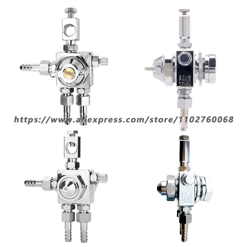 

ST-5 ST-6 Mini Automatic Spray Gun, ST-5R ST-6R Airbrush Paint Spray Gun,Automatic Wave Soldering Production Line Flux Spray Gun