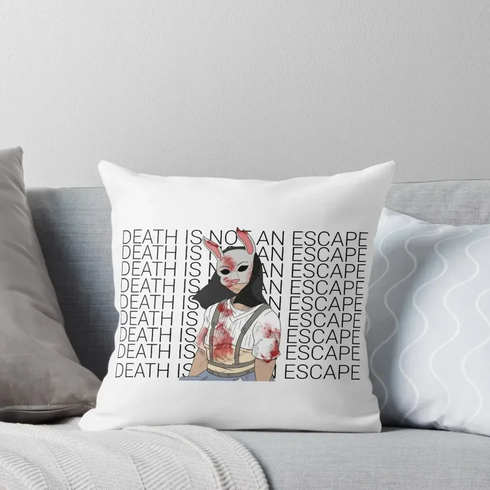 

Death is Not an Escape Throw Pillow Decorative Sofa Cushions luxury decor pillow