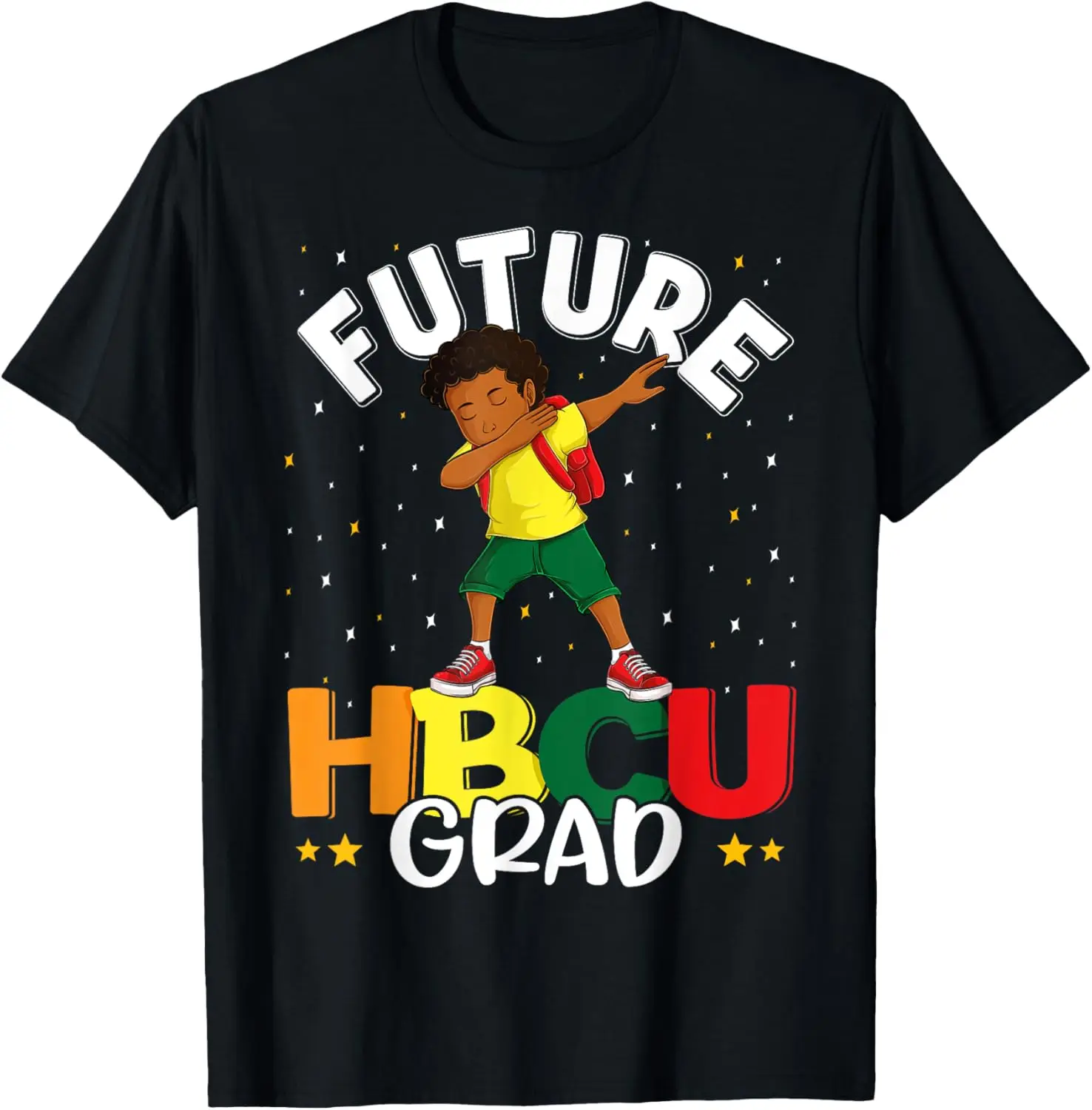 

Будущая HBCU выпускная футболка афро черного цвета для мальчиков