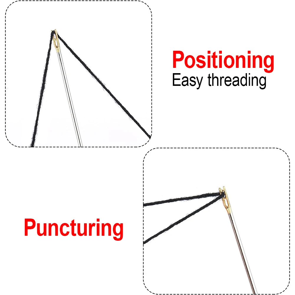 Self Threading Sewing Needles 2