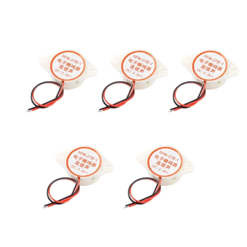 Wide Electronic Buzzer Alarm 3V to 24V Security Alarm for Home Security