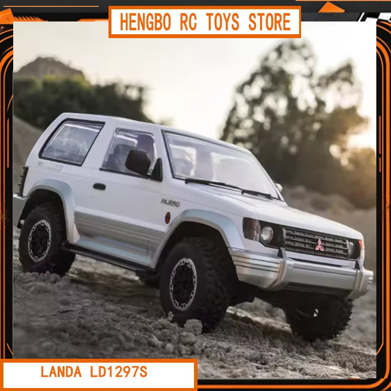 Landa LD1297S RC Car Dual Speed 1:14 Mechanical Shift Version Pajero 4wd Climbing Remote Control Car Toy Model for Adult Gift