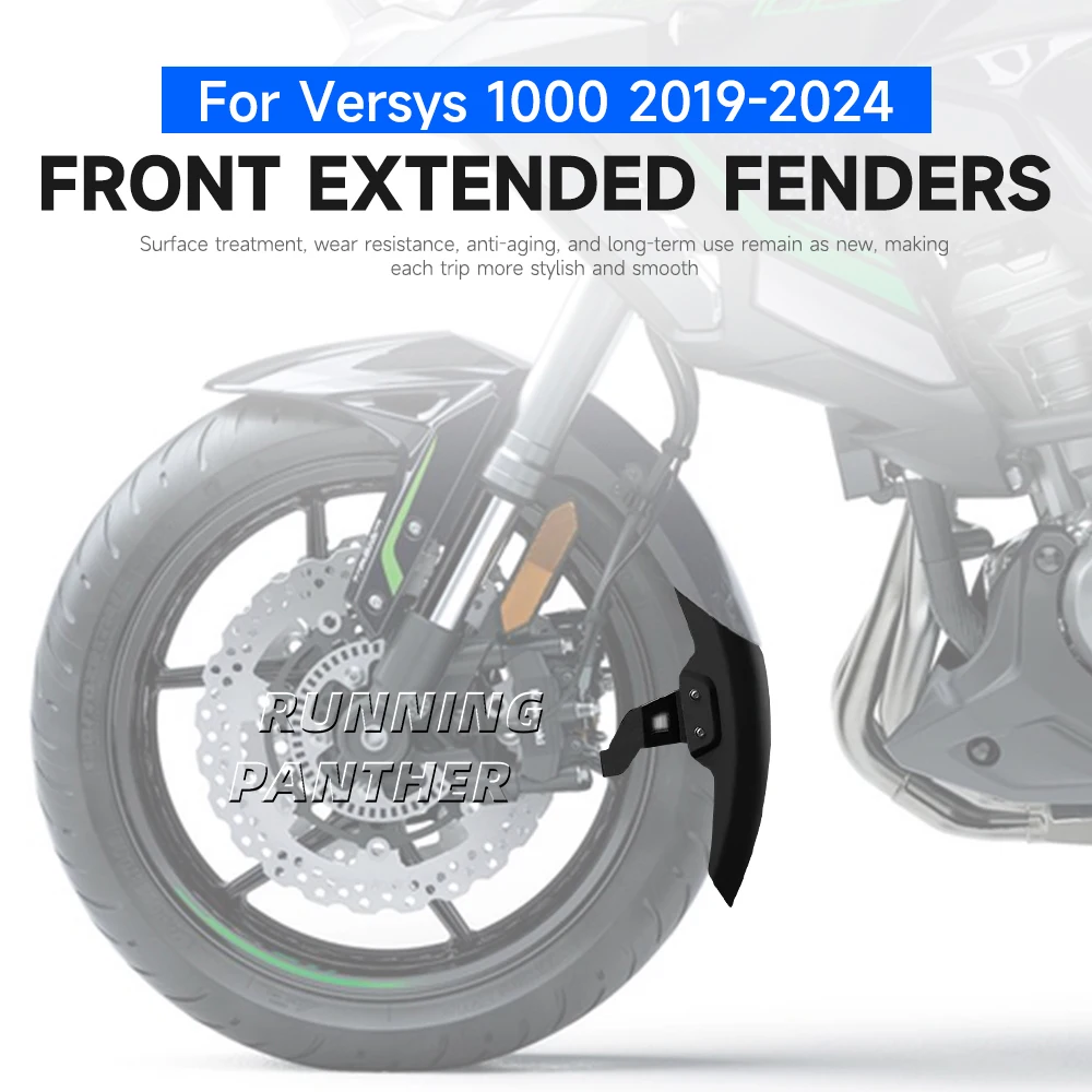 

FOR VERSYS Versys 1000 Versys1000 2019-2024 Accessories Fender Extender Splash NEW Front Fender Extensions
