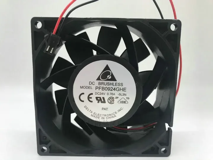 

Ltsf For Delta Electronics PFB0924GHE DC 24V 0.76A 90x90x38mm 2-Wire Server Cooling Fan 9cm