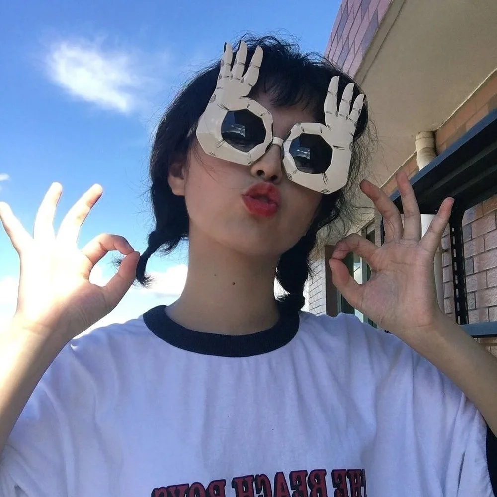 

New Funny Funny Sunglasses INS Cute Photography Props Selfie Props Gift