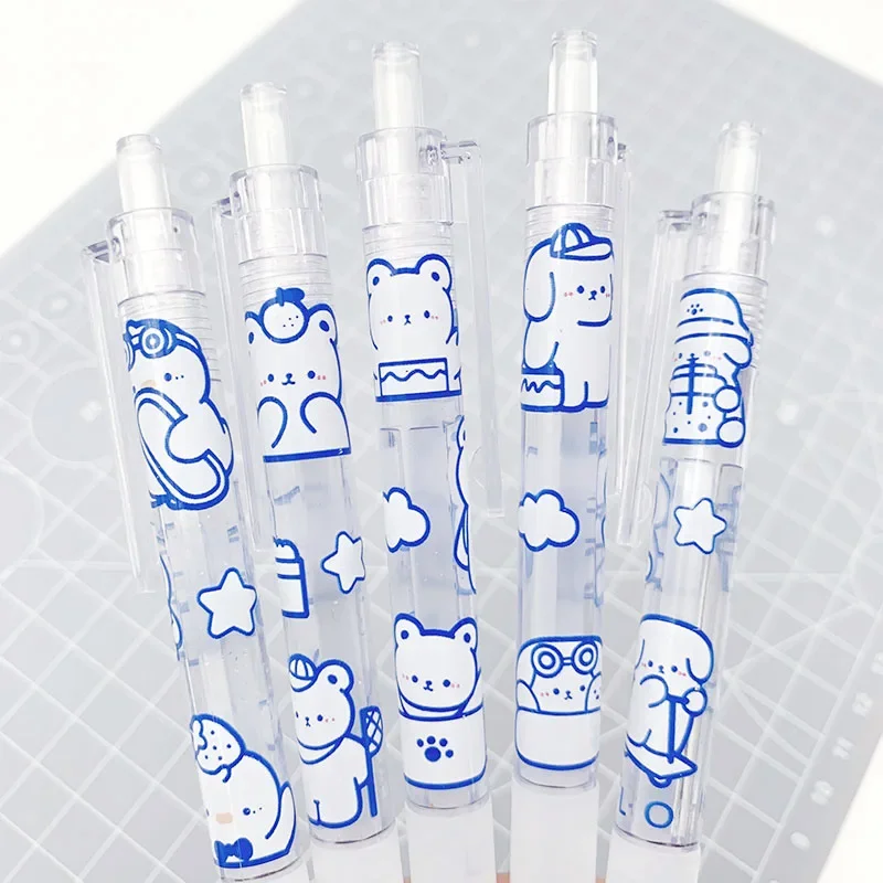 Kawaii Cartoon Urso Caneta Faca, Art Utility Faca, Multifunções Cortador De Papel, Abridor De Caixa, Precisão Cortador De Adesivos, Material De Escritório