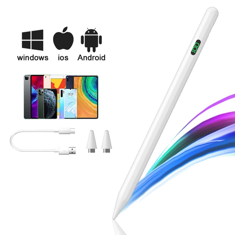 YOLPHA Universeller Stylus-Stift für iPad2018–2024, Handy-Touchscreen-Stift für Android, Xiaomi, Huawei, iOS, Samsung, magnetischer digitaler Stift 3