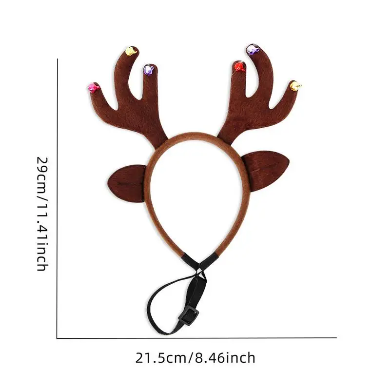 Christmas Antler Headband Dog Antler Headband Christmas Headwear for Puppy Reindeer Pet Costumes Accessories for Rabbits Pets