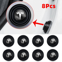 8Pcs Car Door Absorber Shockproof Anti Noise Pad Buffer Gasket For Tesla Model-3 Model-S Model-X Model-Y Cybertruck Roadster