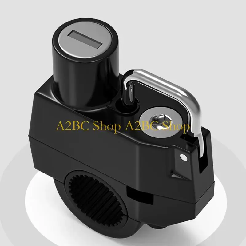 

A2BC Motorbike Accessories Helmets Lock Set Helmets Hooks Lock for Safety on Scooters