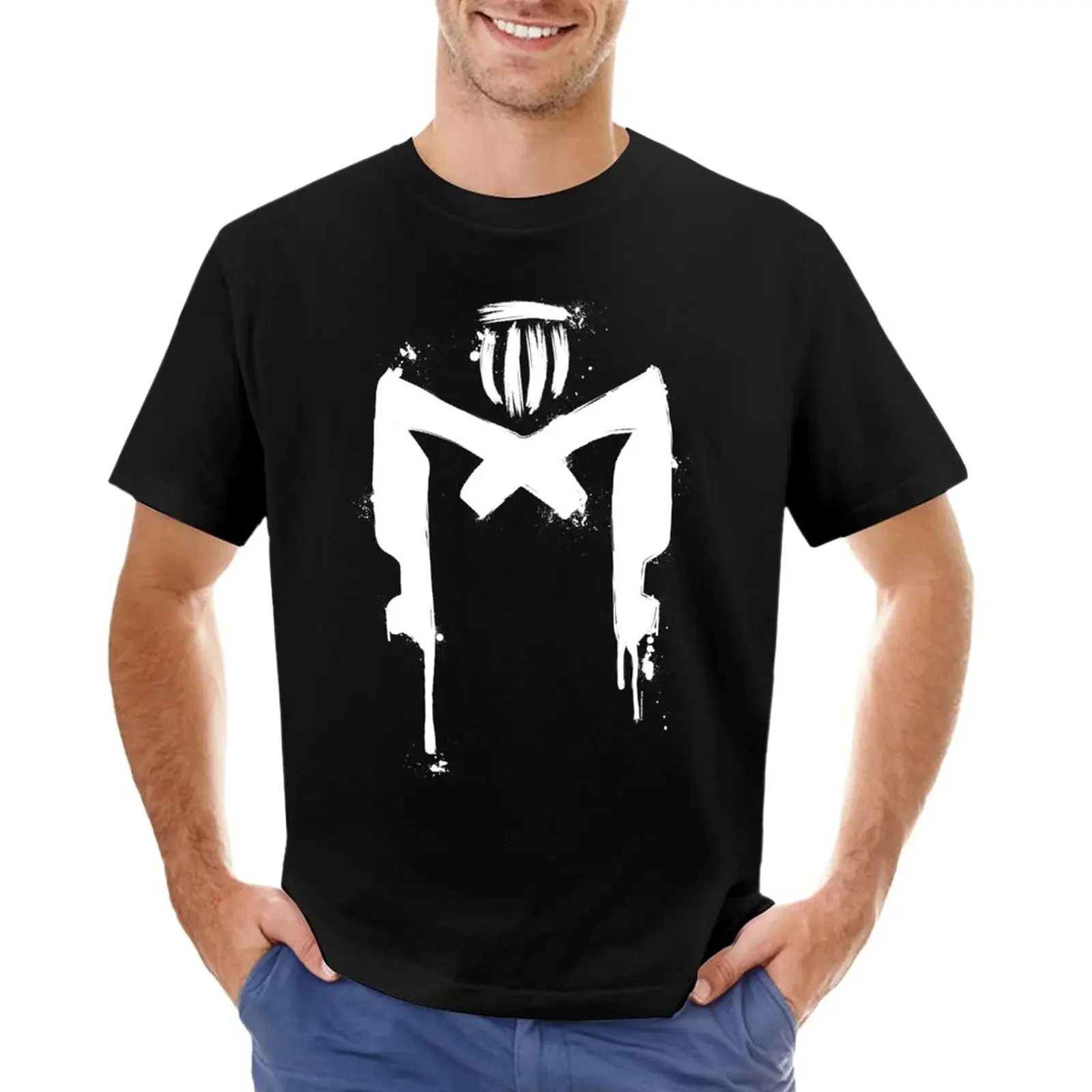 DREDD Graffiti T-Shirt summer top cute clothes new edition hippie clothes fitted t shirts for men