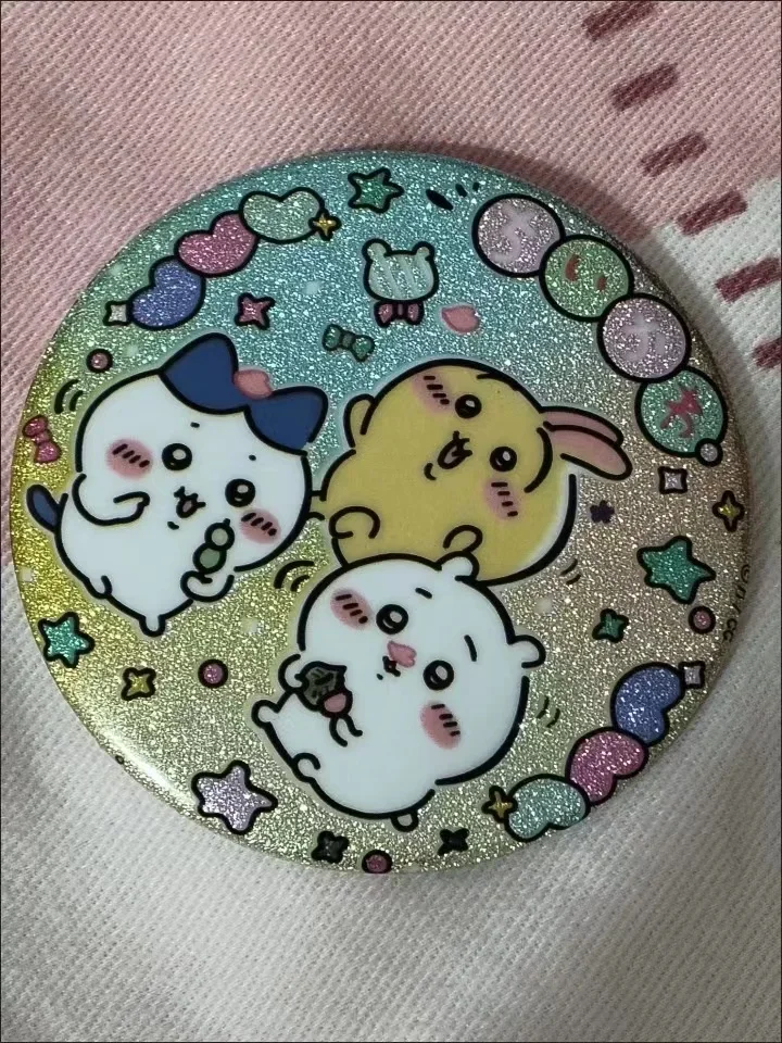 Chiikawa Badge Cartoon Ji Badge Pin Decoration Peripheral Cute Tinplate Hachiware Hachiware Usagi Usagi Gift School Bag Pendant