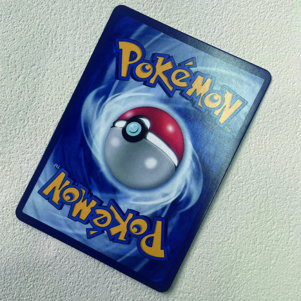 New 1Pcs/set Diy Pokemon Pocket Moon Eevee Self Control Collect Signature Trading Flash Card Anime Cartoon Children Birthday Gif