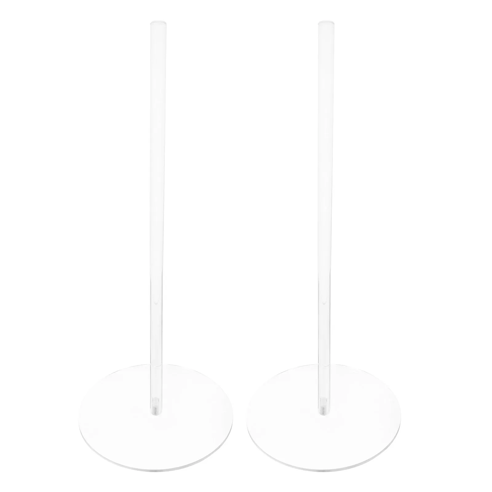 

2Pcs Clear Acrylic Donut Stand for Party Wedding Birthday Elegant Dessert Display Stand Easy Assembly Stands for Party