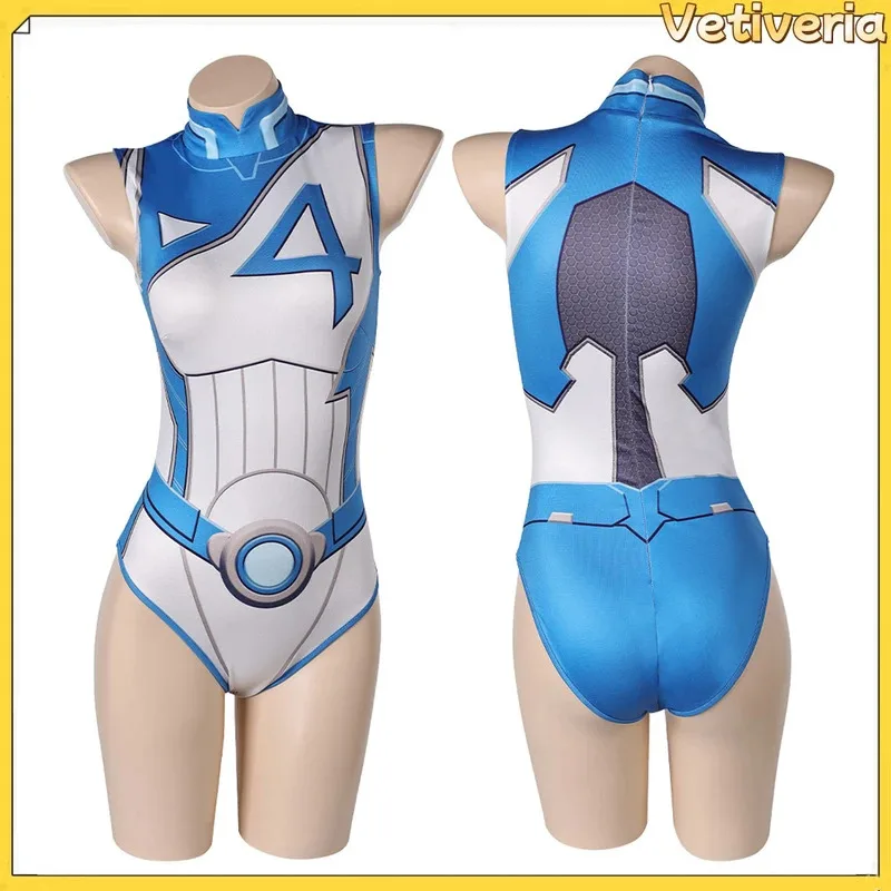 

XT8Susan Storm Swimsuit Bikinis Swimwear Game Rivals Cosplay Costume Jumpsuit Outfits Halloween Party Disguise Suit Women BXT6@!