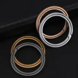10mm/20mm/28mm Super Lightweight Titanium TC4 Alloy Key Rings Keychains Buckle Pendant Man Car Keychain for Male Creativity Gift