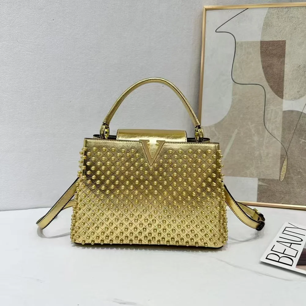 

Ladies' handbag new style, light luxury, high-end, European and American fashion retro single shoulder crossbody women's bag