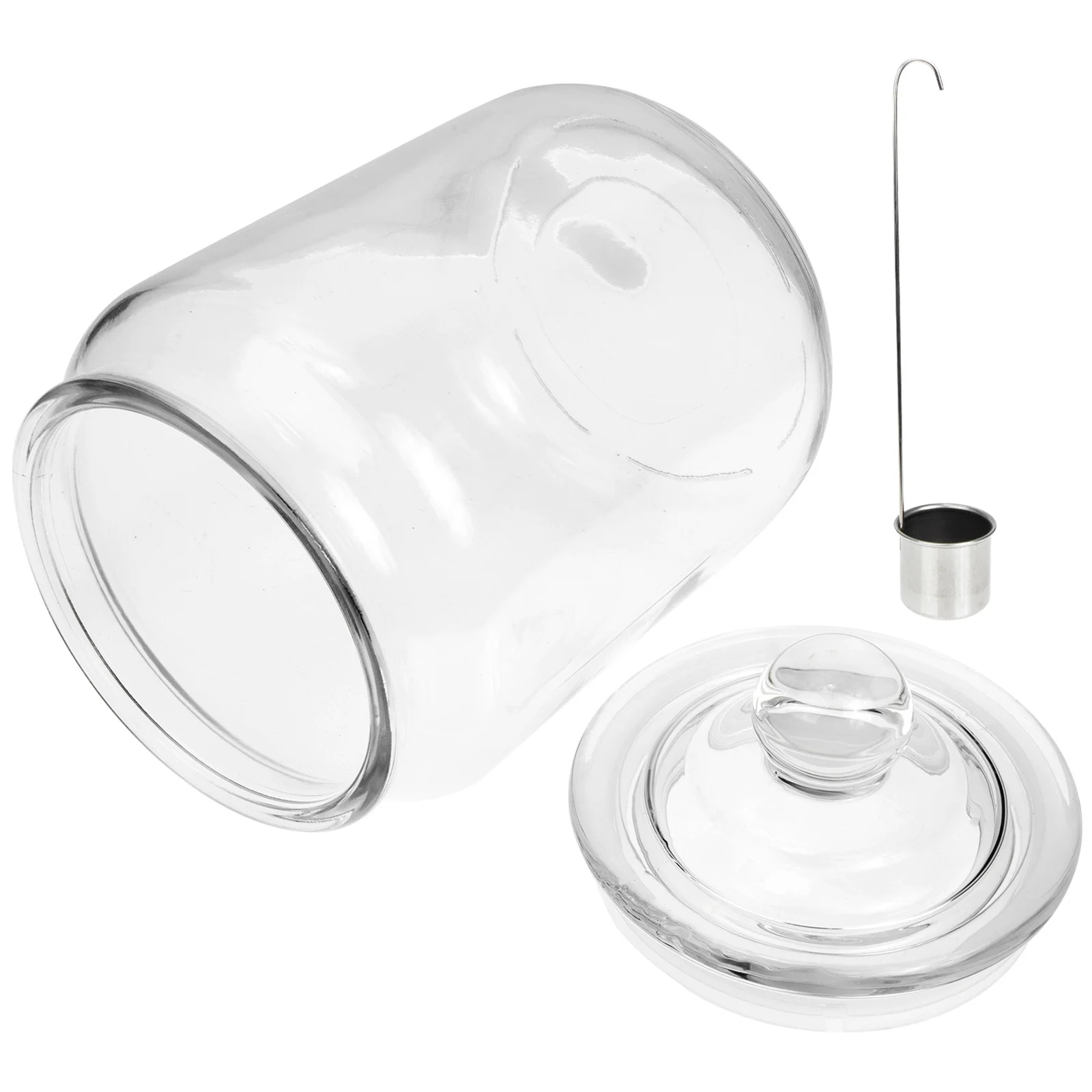 

Glass Wine Jar Orange Juice Sealing Container Thick Glass Airtight Lid Multi-Purpose Beverage Storage Barrel for Home Kitchen