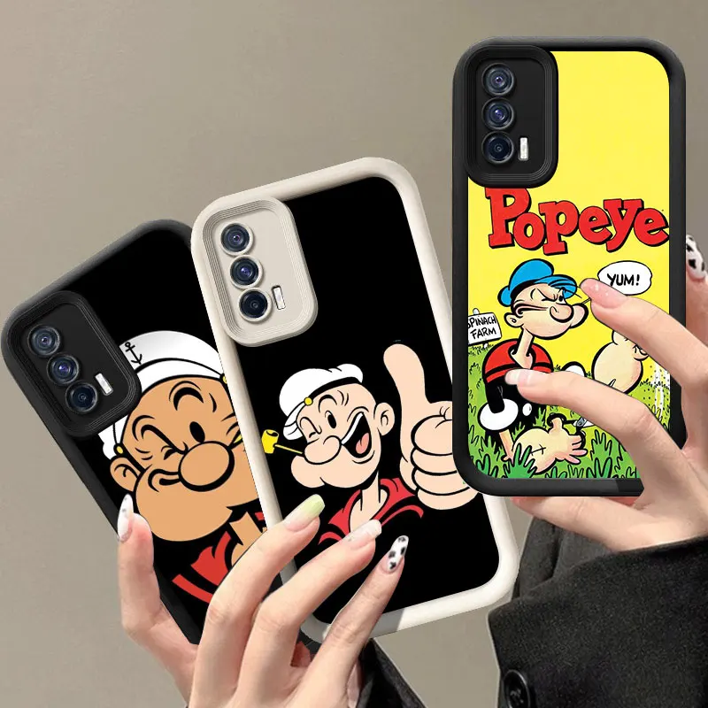 Cute Cartoon P-Popeyes Phone Case For VIVO V30 X80 X90 X100 Pro V29 V40 Y100 Y02 Y17 Y22 Y76 S Y03 Y21 Y27 Y28 Y35 Y36 Y72 Y78