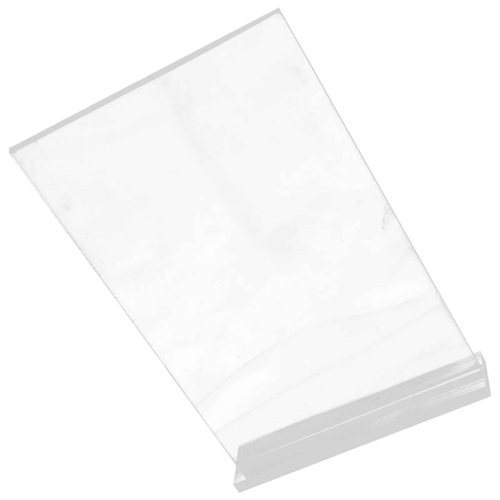 

Acrylic A4 Vertical Menu Display Holder Transparent Desktop Sign Stand Table Price Holder for Restaurant Cafe Table Sign Holders